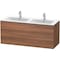 Duravit LC vanity unit wall mounted 550x1290x481mm Natural Walnut LC625807979 - alternate 1